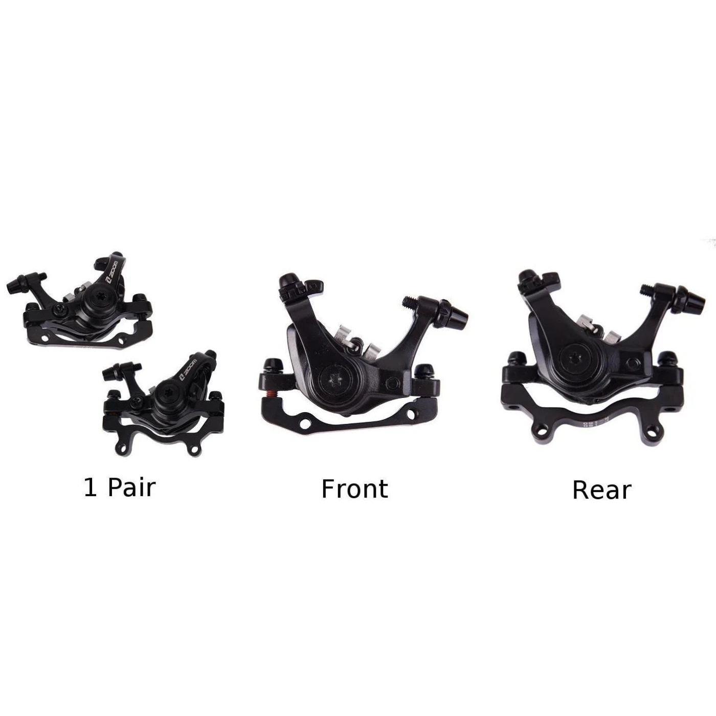 1*Double Drive Mountain Bike Electric Vehicle Mechanical Disc Brake Enhance Ultra Strong Braking Force