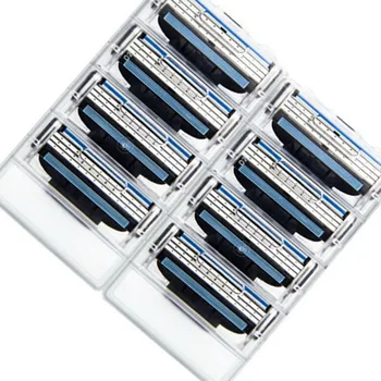 

4pcs/lot High quality Razor Blades Compatible for Gillettee Mache 3 Machine Shaving Razor Blade for Men Face Care Drop shipping