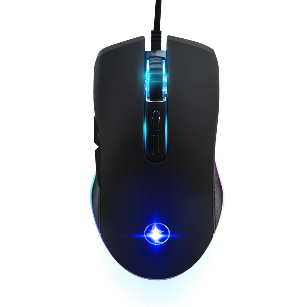 Оптическая Проводная игровая мышь CHYI с RGB светильник кой компьютерные мыши 3200 DPI 7