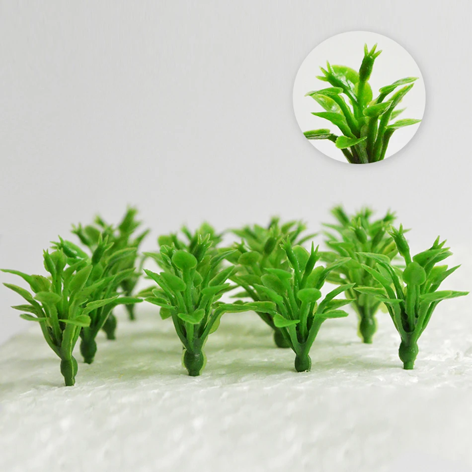 Масштаб 1/100 4 см искусственное растение для фотографирования шлейфа|model plant|plastic