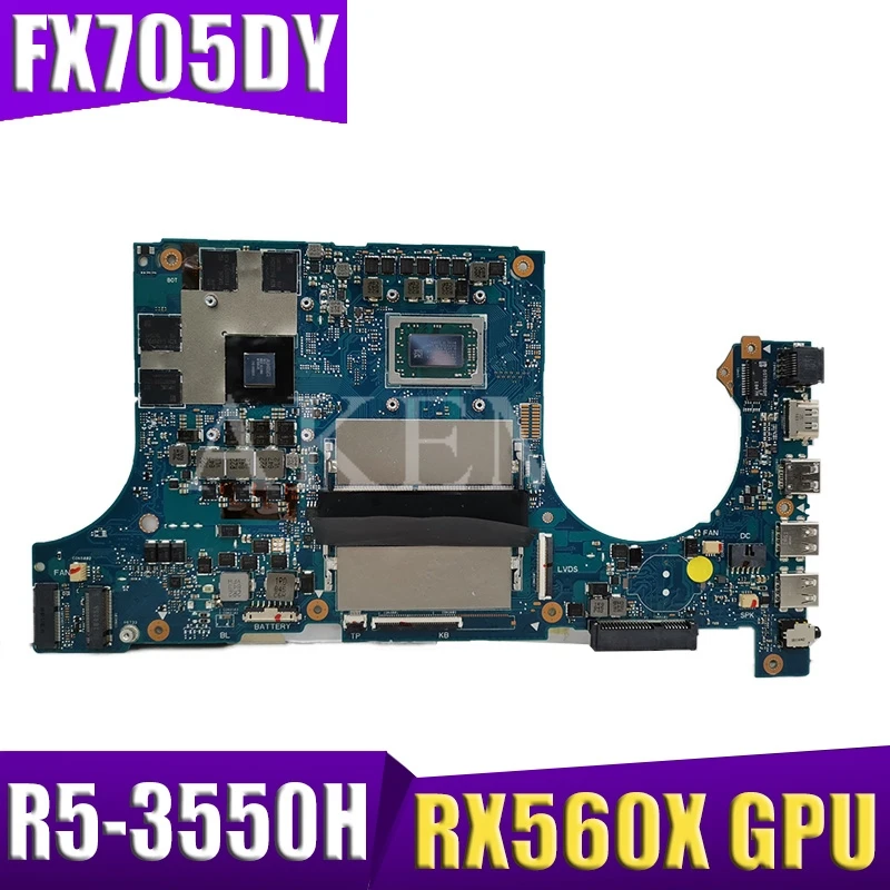 FX705DY материнская плата для ноутбука ASUS TUF FX705D R5-3550H процессор RX560X GPU оригинальный