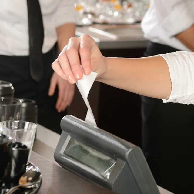 4 Tekercs 2 1/4 "X 50 (57 Mm X 36 Mm) Hőpapír Pénztárgép Hőpapír, Amíg A Hitelkártya Pdq Gépek Tekercsek - Image 6