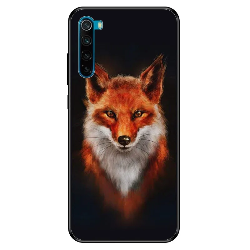 Geruide 6,3 дюймов для xiaomi redmi note 8 чехол, закаленное стекло чехол cubierta para 6,53 дюймов xiaomi redmi note 8 pro Чехол - Цвет: A035