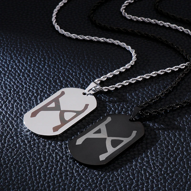 Ожерелье KALEN с подвеской изображением китайского древнего оракула мужское