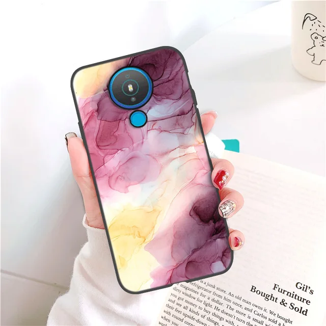 Soft Marble Phone Case For Nokia 1.4 8.3 5G Cases For Nokia 7.3 7.1 Plus 5.4 2.4 3.4 3.2 9 1.3 5.1 2.1 Silicone Protective Cover M729