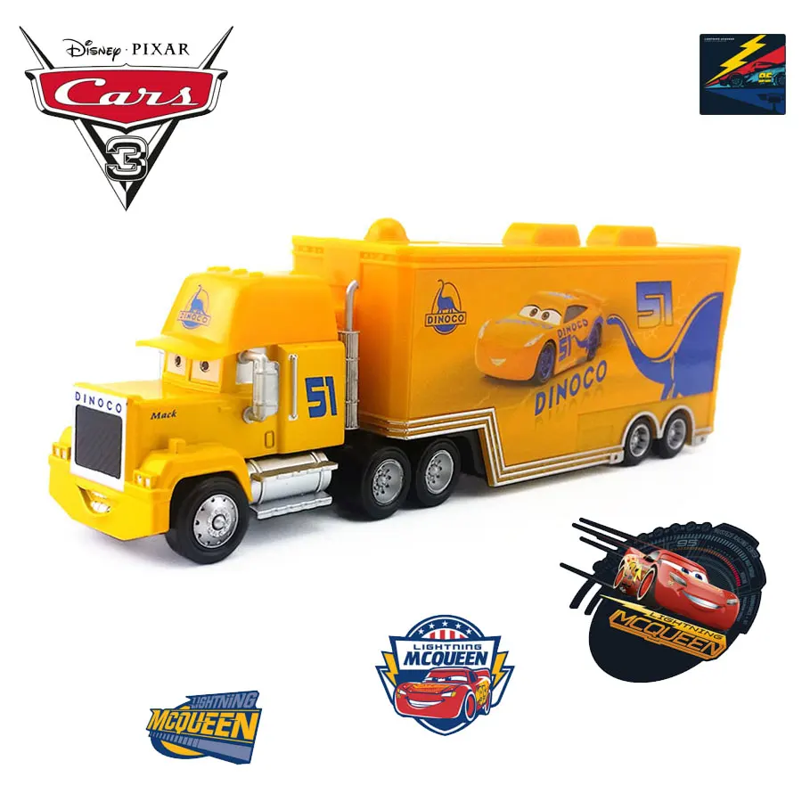 Disney Pixar Cars2 Cars3 Lightning McQueen 39 стильный 1:55 литой автомобиль металлический набор из