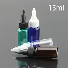 15ml Plastic Sharp Lid Water Bottle Small Empty Blue Green Brown Cosmetic Dropper Container Travel Package Bottles Free Shipping 15ml Plastic Sharp Lid Water Bottle Small Empty Blue Green Brown Cosmetic Dropper Container Travel Package Bottles Free Shipping