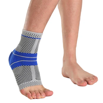 Elastische Siliconen Ankle Brace Beroep Oefening Fitness Compressie Anti-Verstuiking Basketbal Enkel Guard Strap Protector