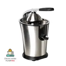 Best Offers Stainless Steel Electric Juice Press - Citrus Juicer or Squeezer Masticating Machine with Power Handle and Cone Lid for Easy Use Best Offers Stainless Steel Electric Juice Press - Citrus Juicer or Squeezer Masticating Machine with Power Handle and Cone Lid for Easy Use