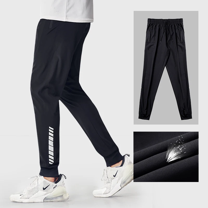 Quick Drying Sport  Pants Men Running Pants With Zipper Pockets Training  Joggings Men Pants Soccer Pants Fitness Pants For Men