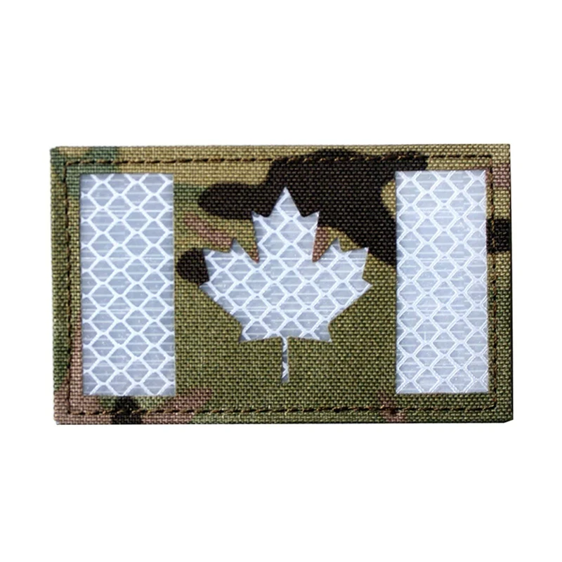 F Популярный 1 шт. значок канадский флаг ПВХ с принтом самодельные Украшения повязка на руку одежда кронштейн патч - Цвет: F