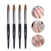 Eval Pure Kolinsky Hair Nail Brushes Acrylic Nail Painting Brush Professional UV GEL Nail Manicure Powder Pedicure Art Tools 2