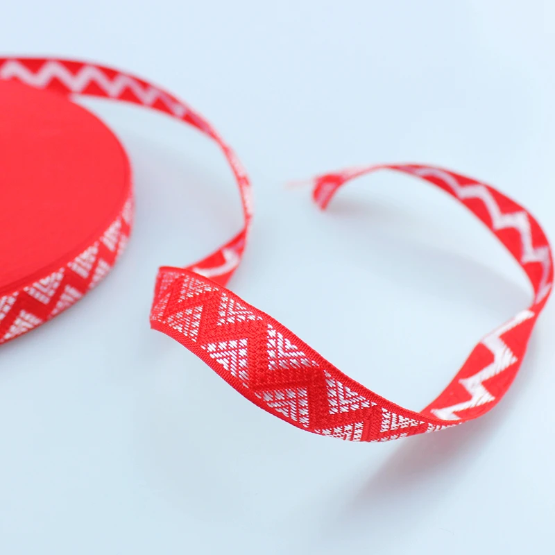 8 ярдов DIY Одежда ручной работы швейная кружевная отделка головной убор платье серьги аксессуары китайский красный стиль жаккардовые ленты кружева