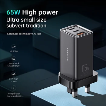 

GAN 65W USB C Charger Quick Charge 4.0 3.0 QC4.0 QC PD3.0 PD USB-C Type C Fast USB Charger For IPhone Samsung Xiaomi Laptop