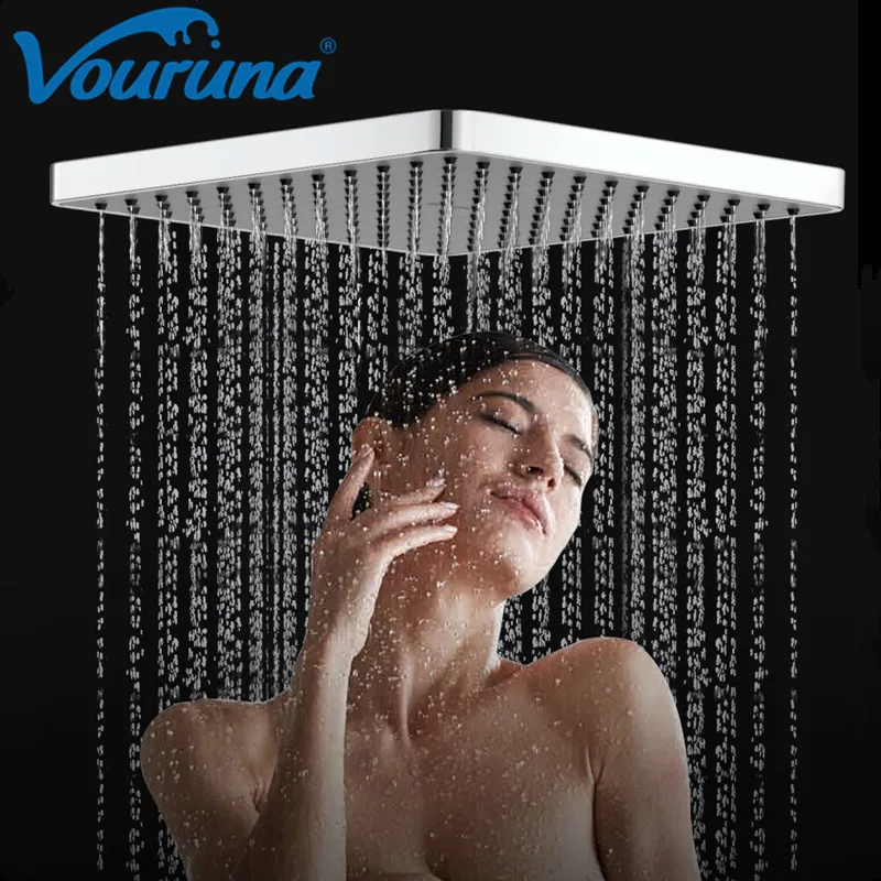 Насадка для душа VOURUNA квадратная душевая лейка из АБС пластика 8 дюймов