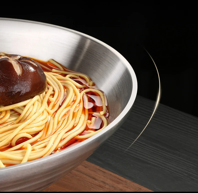 304 чаша из нержавеющей стали Ramen чаша чаши для риса и супа чаша лапши быстрого приготовления SSGP патент анти-обжигающая креативная Чаша ковша