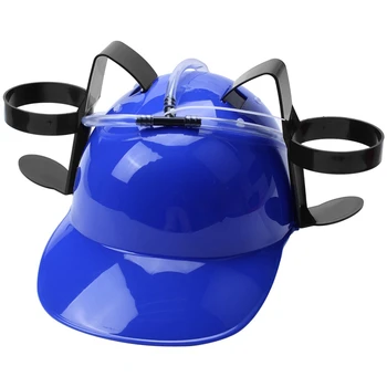 

Cap with Support of Drink Alcohol Beer Color Blue