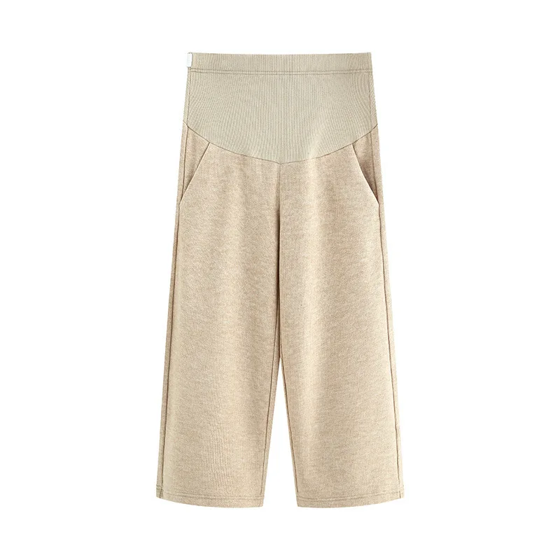 

Pregnant Women's Adjustable Belt Pants Autumn New Fashion Pregnant Women Pants Wear Casual Nine Pants Abdominal Support M-XXL