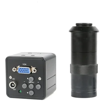 

Agnicy 2 Megapixel VGA Industrial Microscope Digital Electronic Loupe +100 Times Lens Industrial Camera