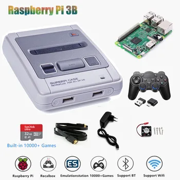 

Raspberry Pi 3B games portátil Retroflag SUPERPi CASE Retro gameboy With Recalbox system HDMI Out Video Game Console