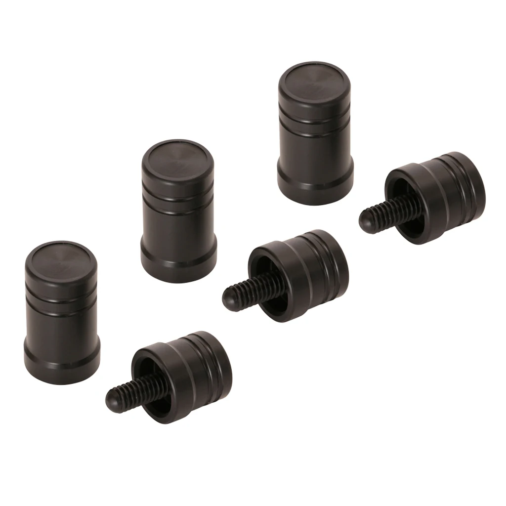 3 Sets 5/16 x 18 Joint Thread Protectors Caps Ends for Billiard Pool Cue Stick
