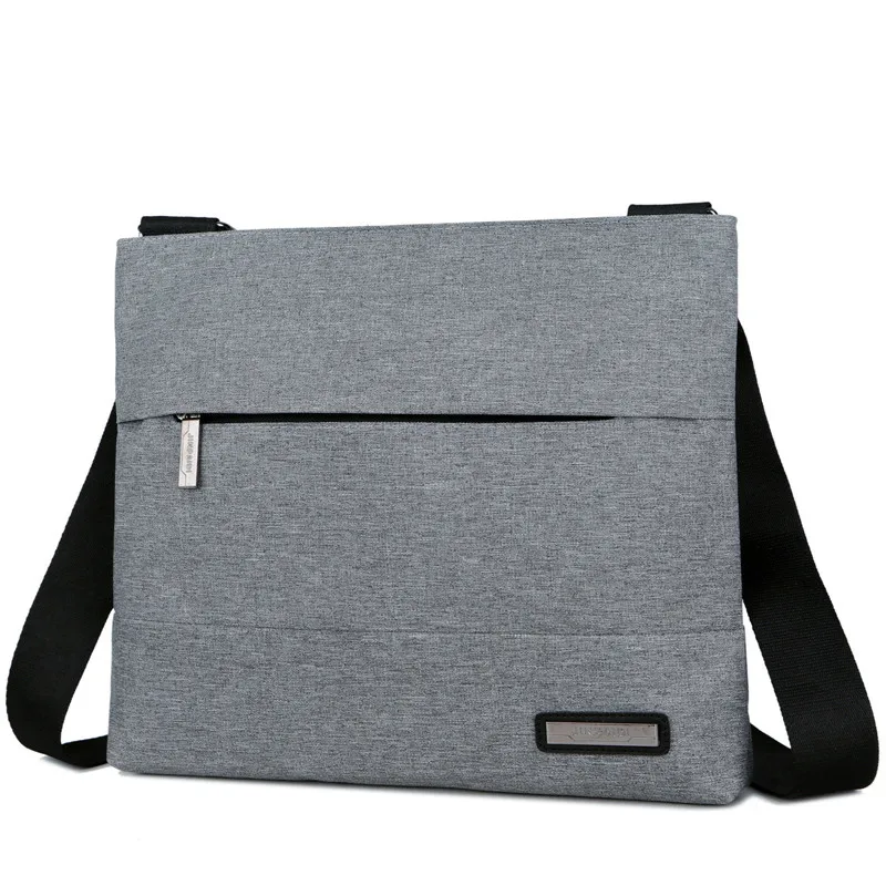 

2020 New Men's Bag Nylon Shoulder Bag Small Diagonal Bag Men's Black Gray Zipper Business Bag Men Travel Crossbody Bags Casual
