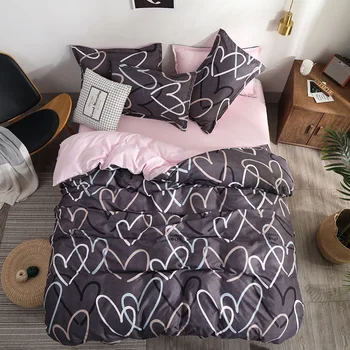 

2019 hot foreign trade exclusively for on behalf of 4-piece bedding set AliExpress Amazon wish Hot bedding quilt cover Seattle