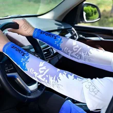 Солнцезащитная манжета, летний охлаждающий рукав, УФ-защита, вискоза, дышащая, для езды на открытом воздухе, рукав для рук, для мужчин и женщин, защита от солнца