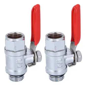 

Plastic DN10 G3/8in Stainless Steel Ball Valve Switch Shut Off Valve Red Lever Handle Sprayer Parts
