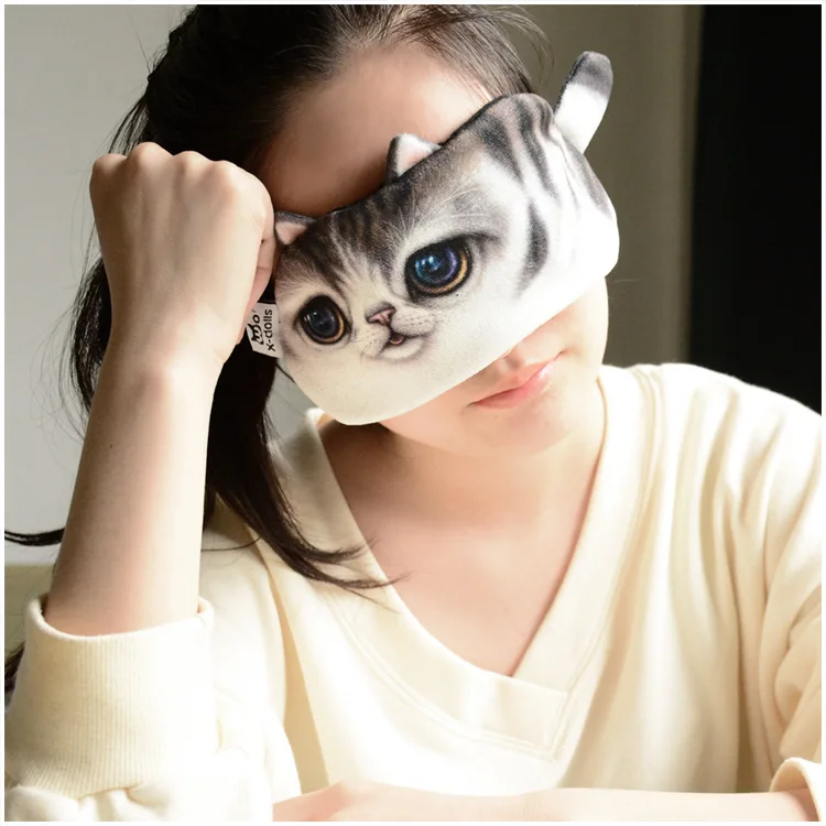 

Cartoon-Style Eye Patch Cute Cat Creative Ice Eyeshade Shading Sleep Eye Patch