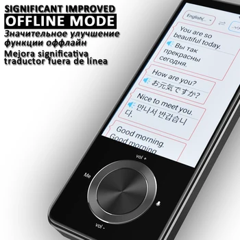Портативный Умный голосовой переводчик Глобальный офлайн переводчик Интеллектуальный перевод русский перевод