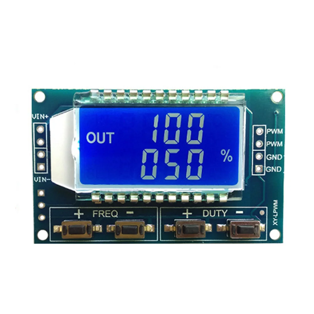 1Hz-150Khz ШИМ импульсный двигатель водителя последовательный Управление генератор сигналов Регулируемая частота сигналов квадратный Портативный ЖК-дисплей рабочий цикл