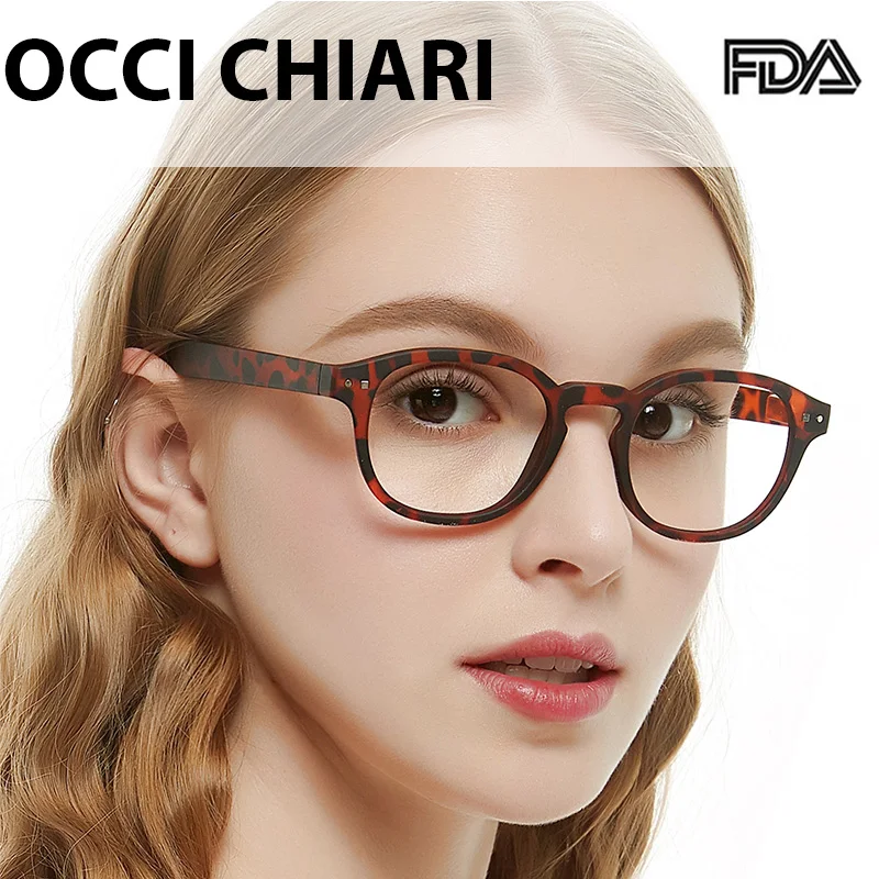 

OCCICHIARI Glasses Frame Men Round Eyeglasses Clear Spectacles Women's Zeros Myopia Glasses Optical Frames Couple Eyewear OC5008