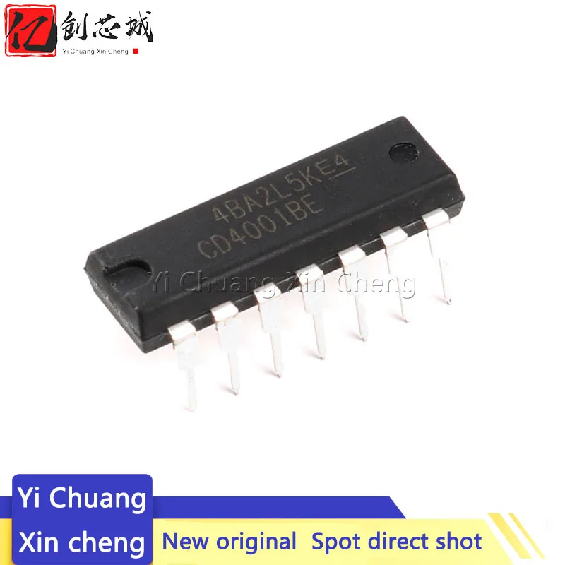 

10 шт. CD4001BE DIP14 CD4001 DIP 4001BE DIP-14 Новый и оригинальный IC