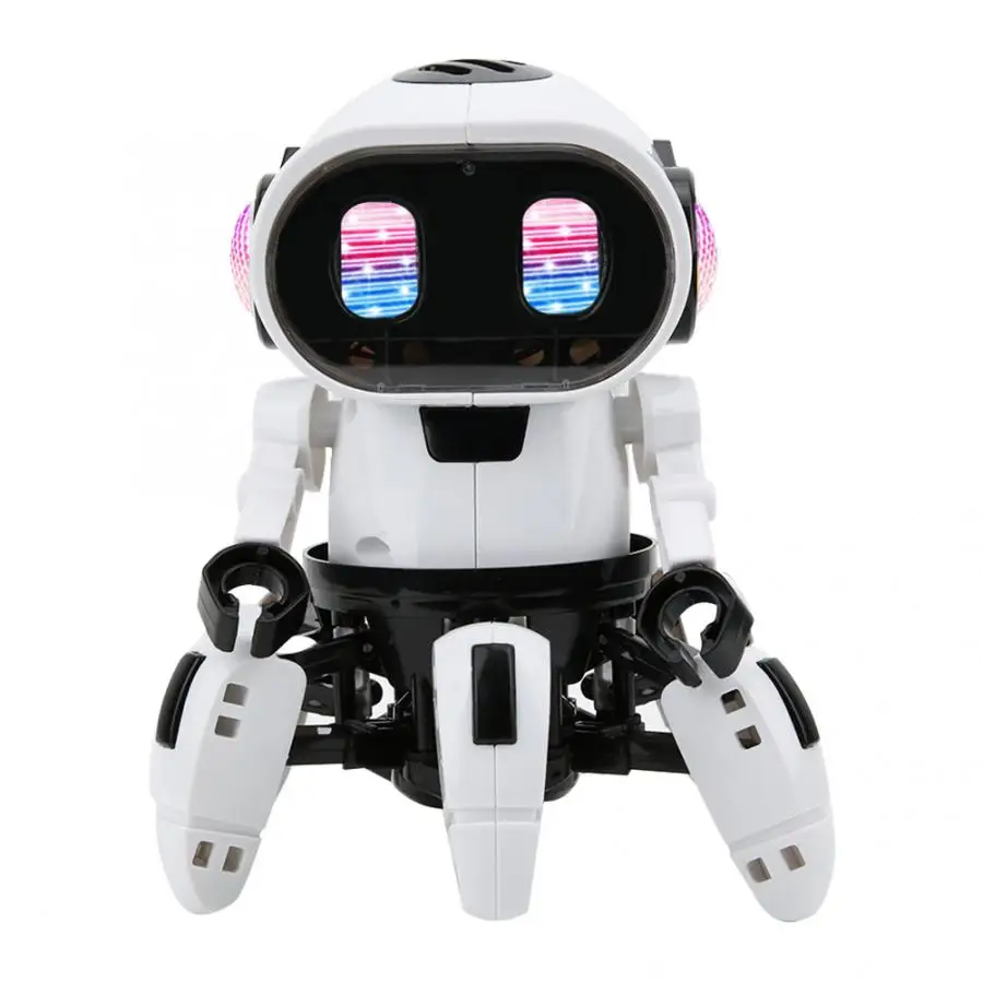 Cute Funny Six Legged Dancing Robot Toy with Light/Music Effect Parent-child Interactive Toys for Children Kids Gift Cute Funny Six Legged Dancing Robot Toy with Light/Music Effect Parent-child Interactive Toys for Children Kids Gift