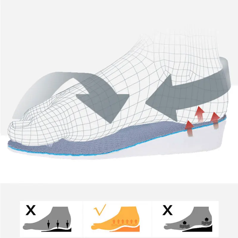 ارتفاع زيادة النعال للرجال/النساء 1.5/2.5/3.5 سنتي...