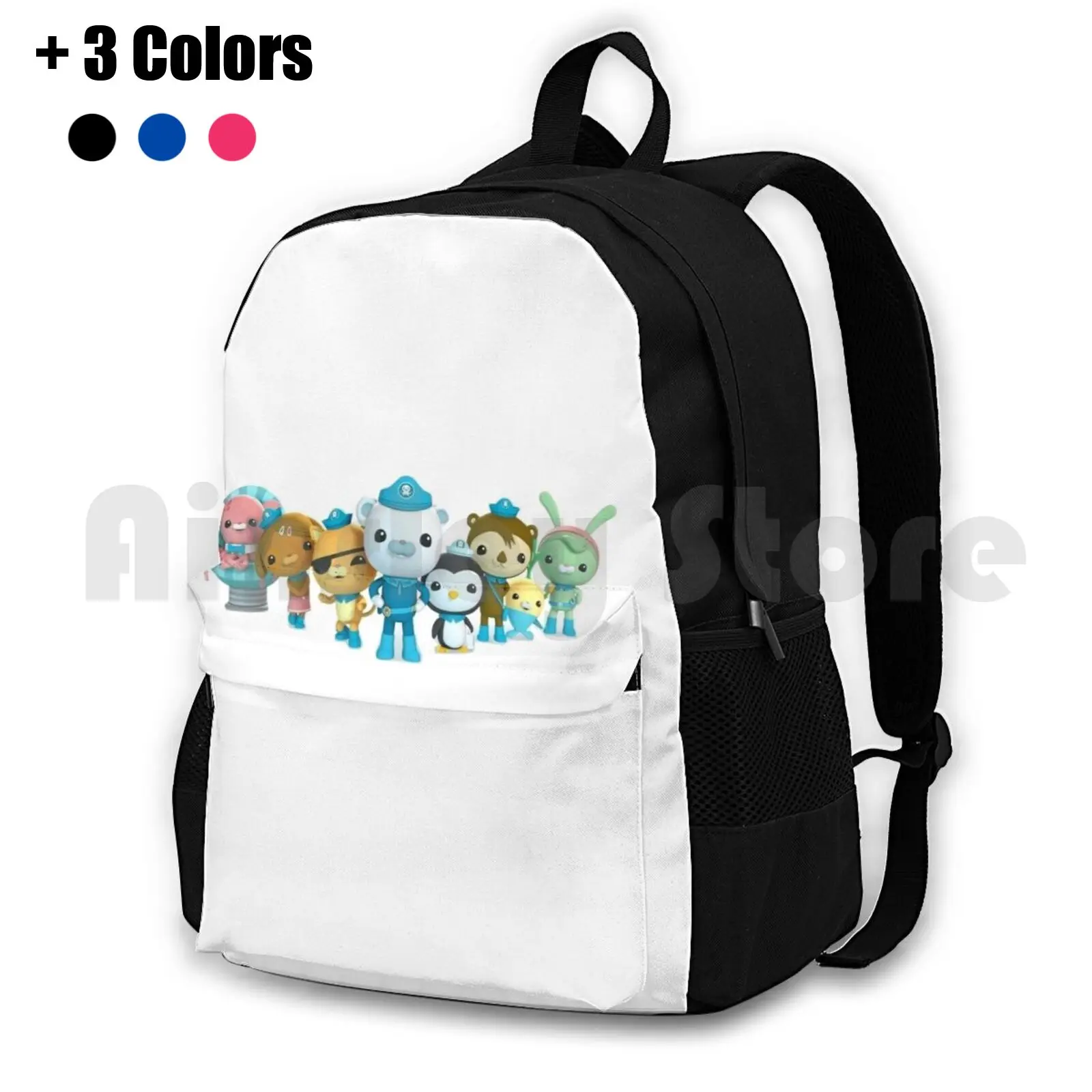 Paraczii From Octonauts Kids 2020 & Mask And Sticker Zaino Da Trekking All'Aperto Equitazione Borsa Sportiva Da Arrampicata Paraczii Octonauts