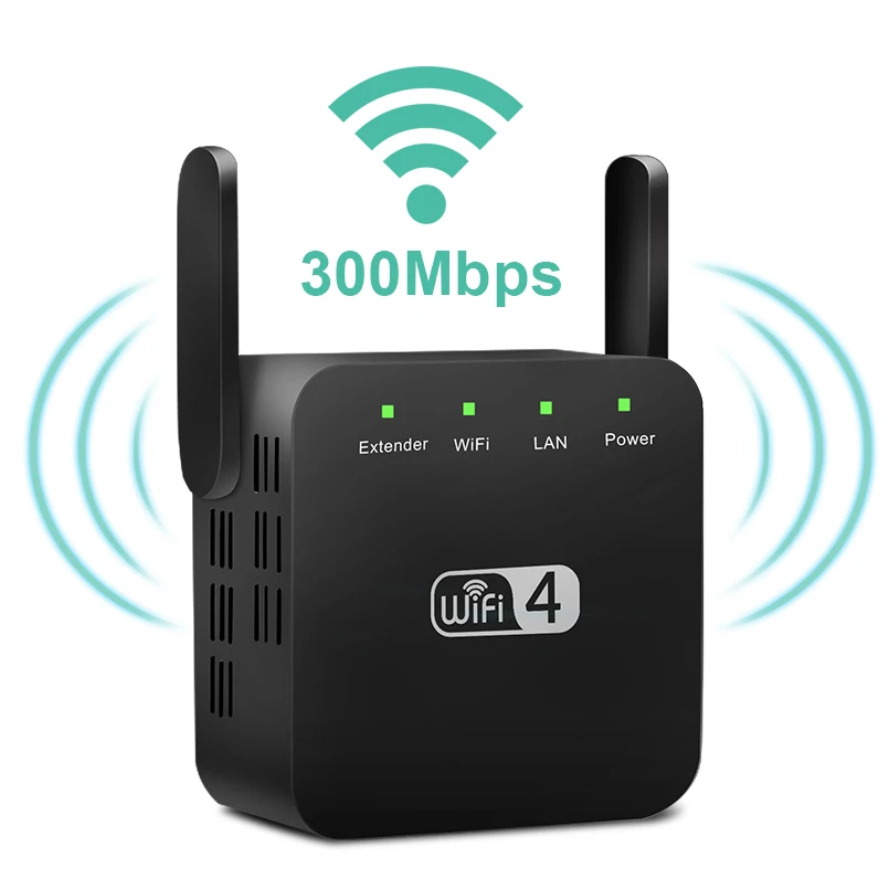 Беспроводной Wi Fi ретранслятор удлинитель 300 Мбит/с усилитель дальнего действия