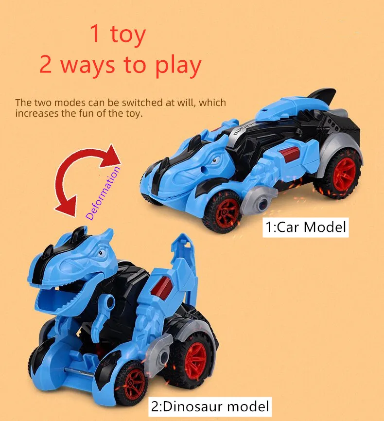 Generic Deformation Toys Car Transformation Robot Toy Diecast Plastic