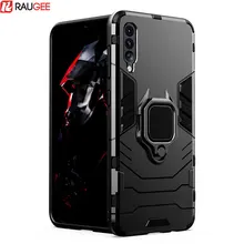 Чехол-бампер для samsung Galaxy A40, A50, A30, A20, A70, чехол-кольцо, держатель, чехол для телефона, мягкий силиконовый чехол из ТПУ и поликарбоната для задн...(China)