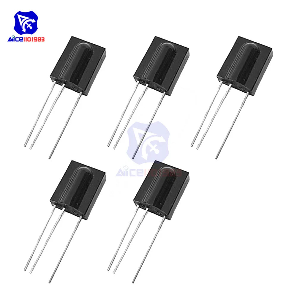 Diymore 5 шт./лот IC чипы TOSP1738 1738 DIP-3 датчик для PCM пульта дистанционного управления