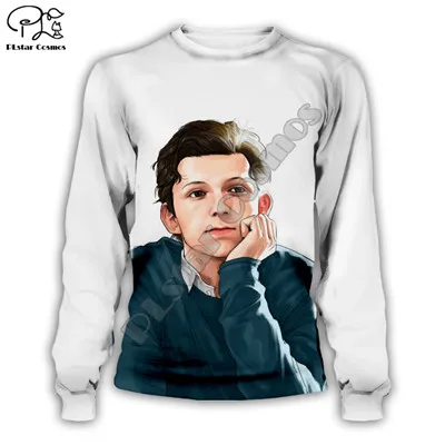 Sweatshirts PLstar Космос фильм Super Hero Tom Holland с принтами "Marvel", "Мстители", 3dprint застежки-молнии/толстовки/Толстовка/куртка/для мужчин и женщин в стиле хип-хоп, забавные S-1 - Цвет: Sweatshirts