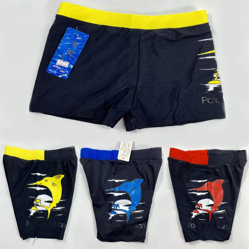 

Children's Swimming Trunks shen yu New Style BOY'S Baby Cartoon Swimming Trunks Dolphin Big Kid CHILDREN'S Boxers