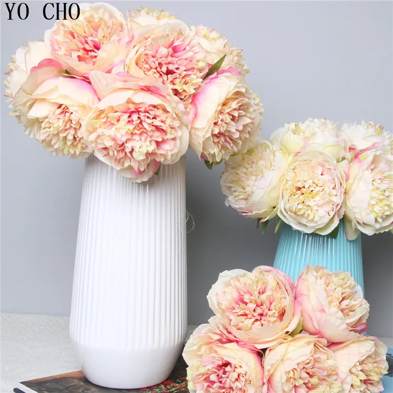 ARTIFICIAL PEONG WEDDING BOUQUET (3)