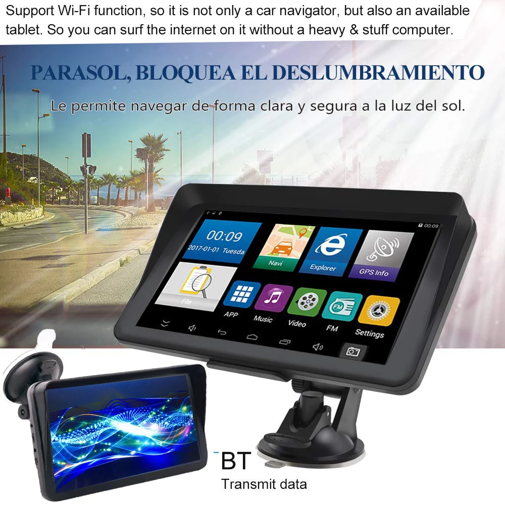 Car GPS Navigator "9" inch gps Android quad core 16G car GPS navigation