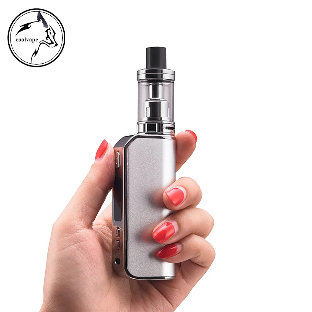 

Coolvape Original Electronic Cigarette 80w Vape Mods Starter KIT fit mtl rda rta 2200mAh Battery Box Mod E Cigarette Vape pen