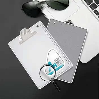 

A4/A5 Aluminum Alloy Writing Clip Board Antislip File Hardboard Ruler Paper Hold