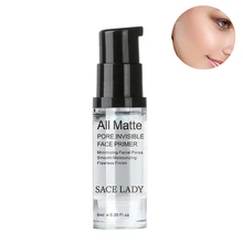 Maquiagem primer mattiying poro minimização primer rugas ocultas e linhas finas suaves óleo-controle rosto primer maquiagem gel 6ml