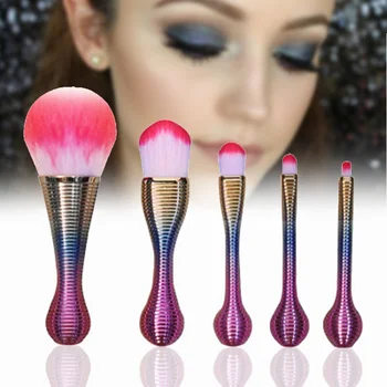 

5Pcs/set Makeup Brush Set 10 Styles Newly Premium Synthetic Foundation Powder Concealers Eye shadows Brush Cosmetic Makeup Tool