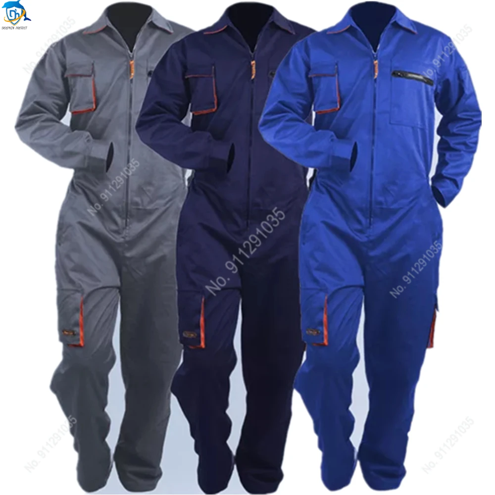 Work Coverall Suit Work Overall Uniform Men Women Working Coveralls Welding Suit Car Repair Workshop Mechanic Plus Size clothes